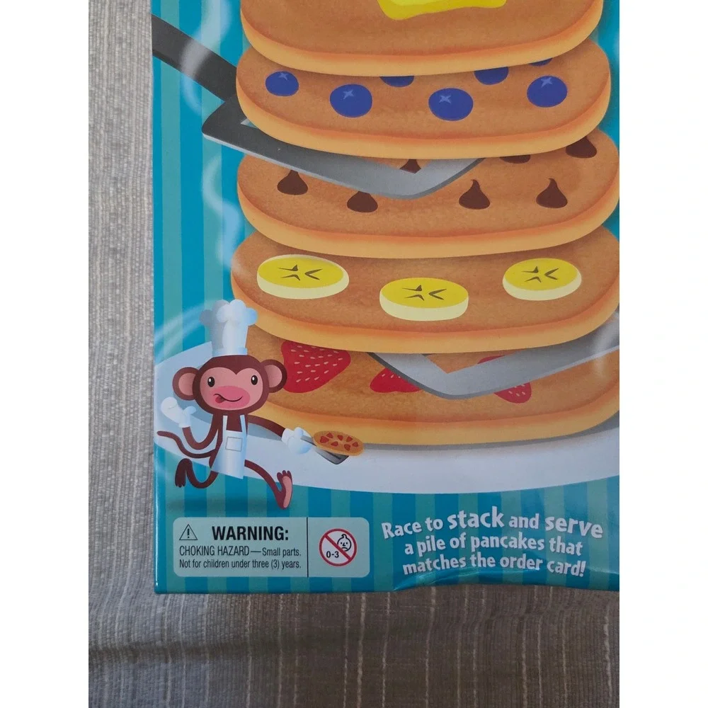 Educational Insights Pancake Pile-Up! Relay Race Game Preschool NEW